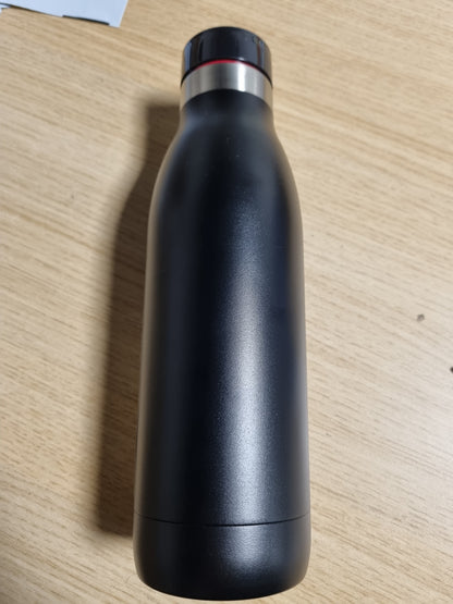 141707 - Tefal BLUDROP – Shishe uji e ripërdorshme prej çeliku inox, për pije të ftohta dhe të ngrohta, e përshtatshme për lavastovilje, pa rrjedhje, kapacitet 0.5 L, ngjyrë e zezë.