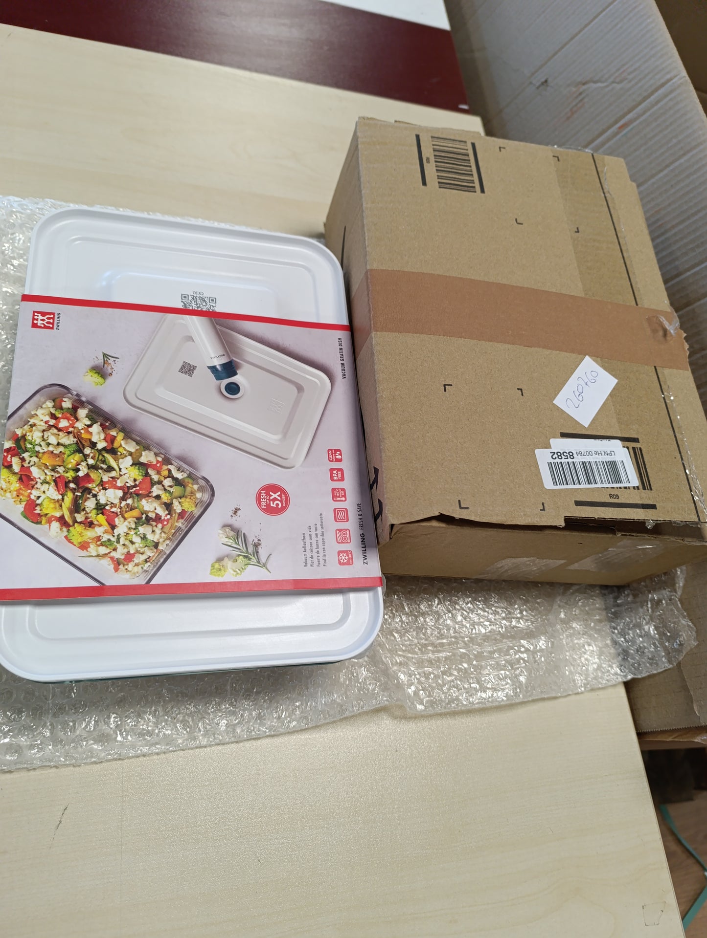 260761 - ZWILLING Enë për gratin Fresh & Save e mbyllur me vakum, kapak, gotë, për ruajtje ushqimesh deti