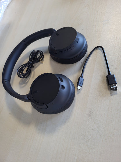 266077 - SONY WH-CH720N - Kufje pa tel Bluetooth, anulim zhurmash, mikrofon i integruar, jetëgjatësi baterie deri në 35 orë, karikim i shpejtë, i zi