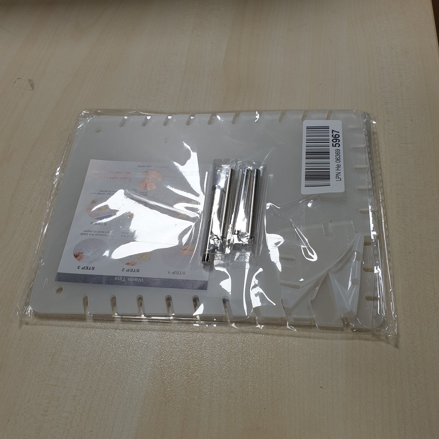 247839 - XYUAYAMZ Stand për Gjerdan me 2 Pjesë, Ekspozues për Mbajtëse Gjerdani, Akrilik, Transparent