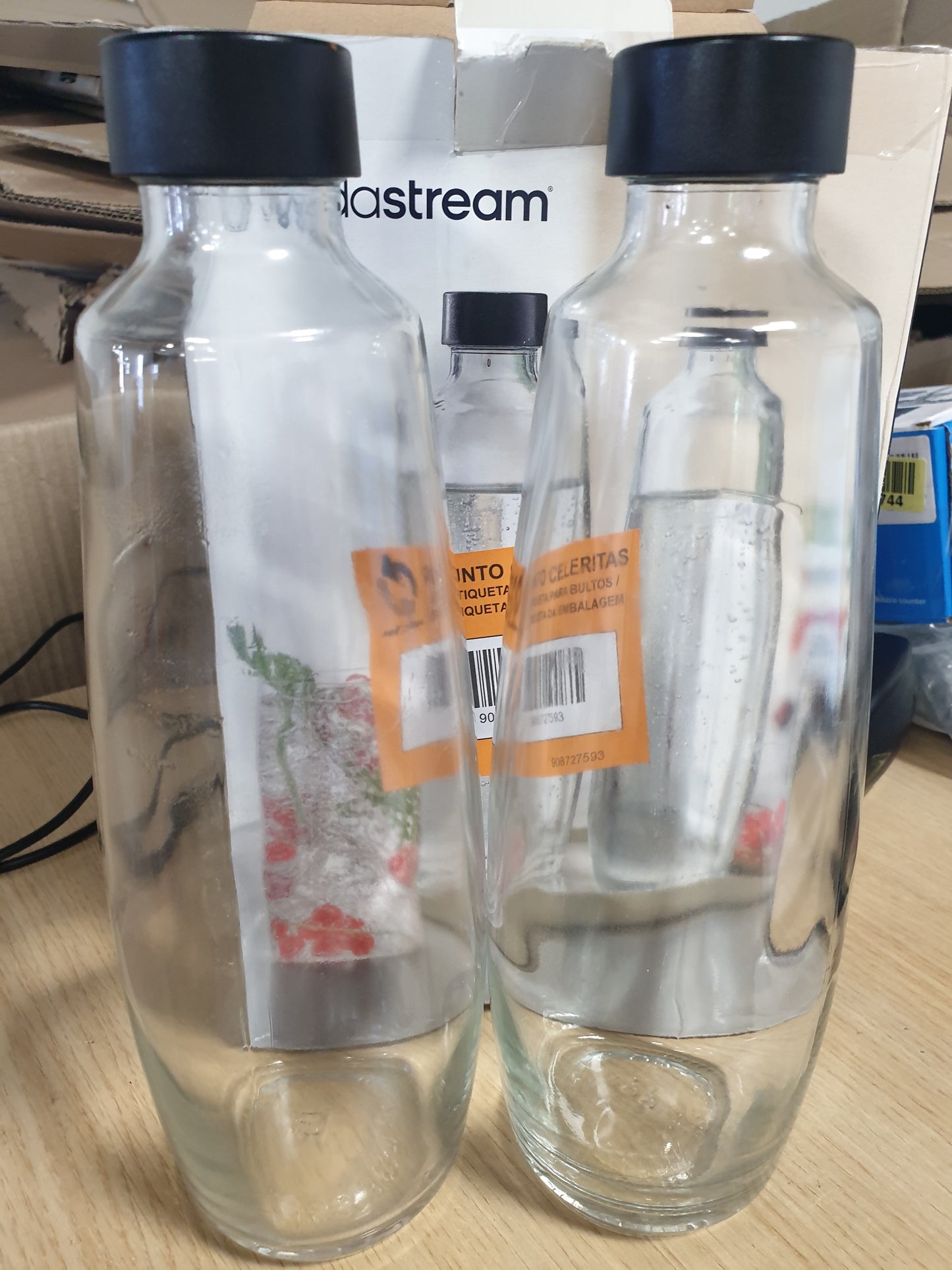 218863 - SODASTREAM Shishe qelqi 1L DUO, Mund të lahet në lavastovilje, E pajtueshme me DUO dhe E-DUO, Paketim me 2 copë