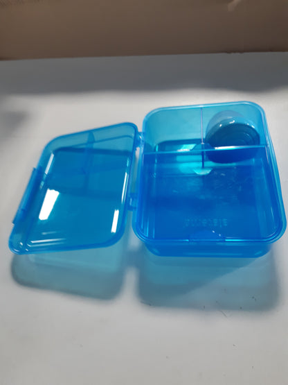 262771 - SISTEMA Enë për ruajtje dreke Bento Box, 1.65 L, me ndarje dhe enë për kos/fruta që nuk rrjedh, pa BPA