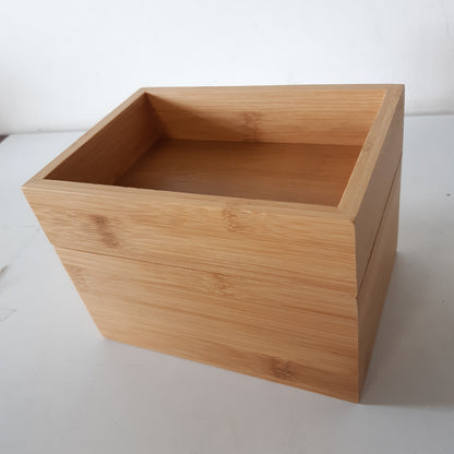 215372 - ZELLER Set Kutish Ruajtjeje, 2 copë, Bambu, afërsisht 17 x 12 x 12 cm