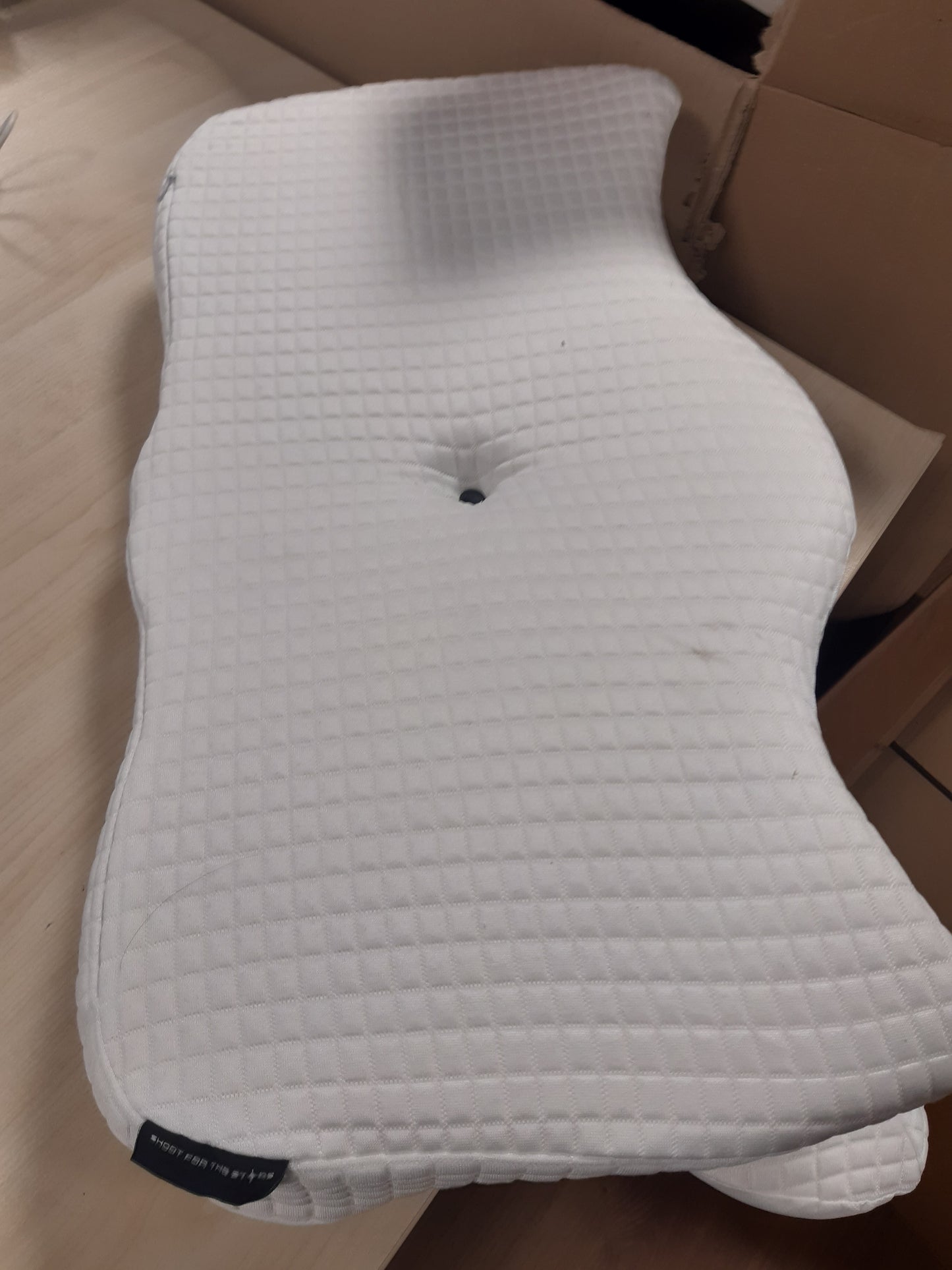 160658 - TEMPUR Original Jastëk i Ulët Qafë, Jastëk Mbështetës Ergonomik i Qafës për Fjale Anash dhe Shpinë, Ndjesi e Fortë, Madhësi L (50 x 31 x 11.5/8.5 cm)