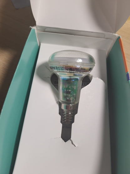 256278 - LEDVANCE Llambë Smart LED me rrjetë Bluetooth, dritë e fokusuar R50 për bazë qelqi E14 me 3W, zëvendëson llambat reflektuese konvencionale 40W, e kontrollueshme me Alexa dhe Google Assistant, pako me 1, RGBW