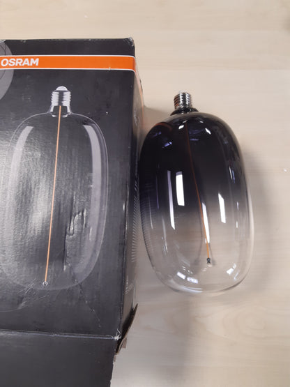 208530 - OSRAM Llamba Vintage 1906 Big Elipse, Filament Errësues, Fuqi 4.8W, 100 lm, Bazë E27, Qelq i Tymosur, Diametër 145mm, CRI 80, 1800 K