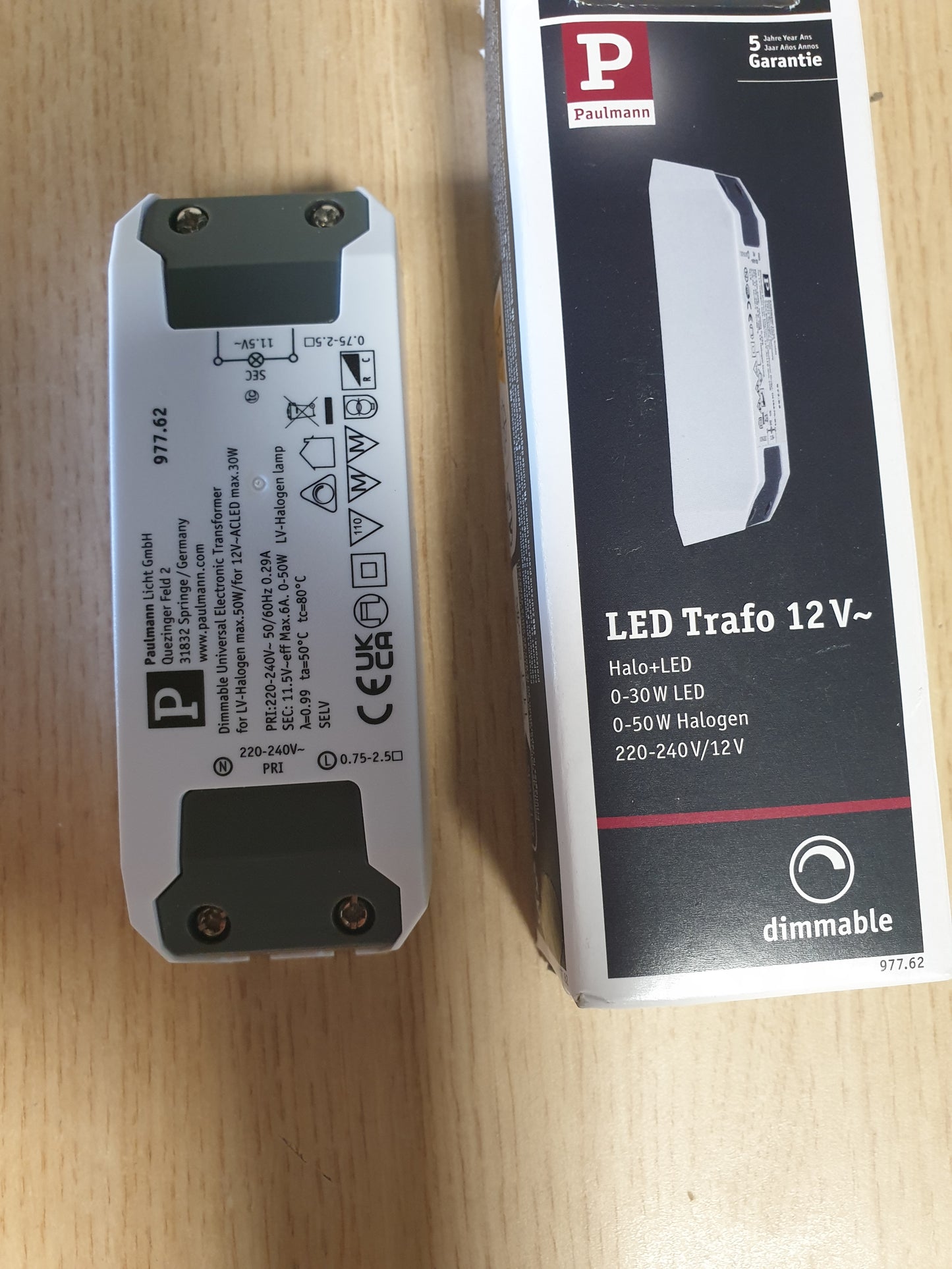 214732 - PAULMANN Transformator elektronik halogjen + LED 0-50 Watt