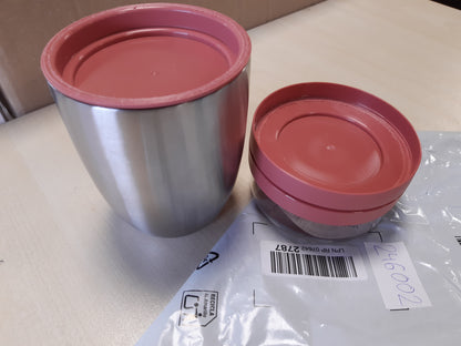 246002 - MEPAL Enë Termos Ellipse - Tenxhere Termo për Dreka - Filxhan Praktik për Kos dhe Supë për Udhëtim - Kapacitet 500 + 200 ml - Mban Ushqimin të Nxehtë për 6-8 Orë dhe të Ftohtë për 12 Orë - Maja e Gjallë