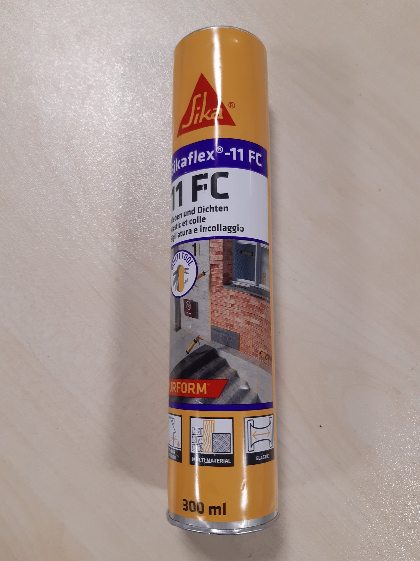 164083 - SIKA - Ngjitës Elastik dhe Sealant Sikaflex-11 FC Purform nga Çimento i Gri - Pa Tretës, Emetim të Ulët, Përshtatshëm për Materiale Ndërtimi, Kapacitet 300 ml