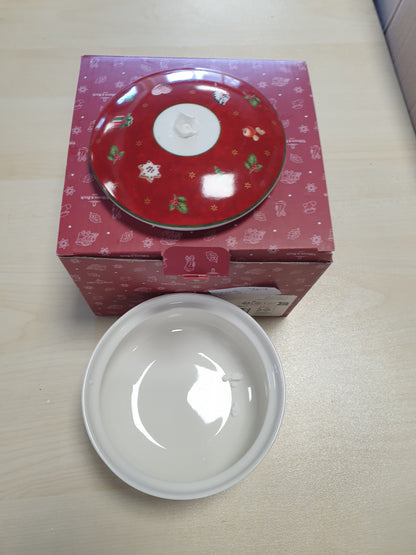 209347 - VILLEROY & BOCH Tas Sheqeri Toy's Delight, 12 oz, Prej Porcelani Premium, E Bardhë/E Kuqe