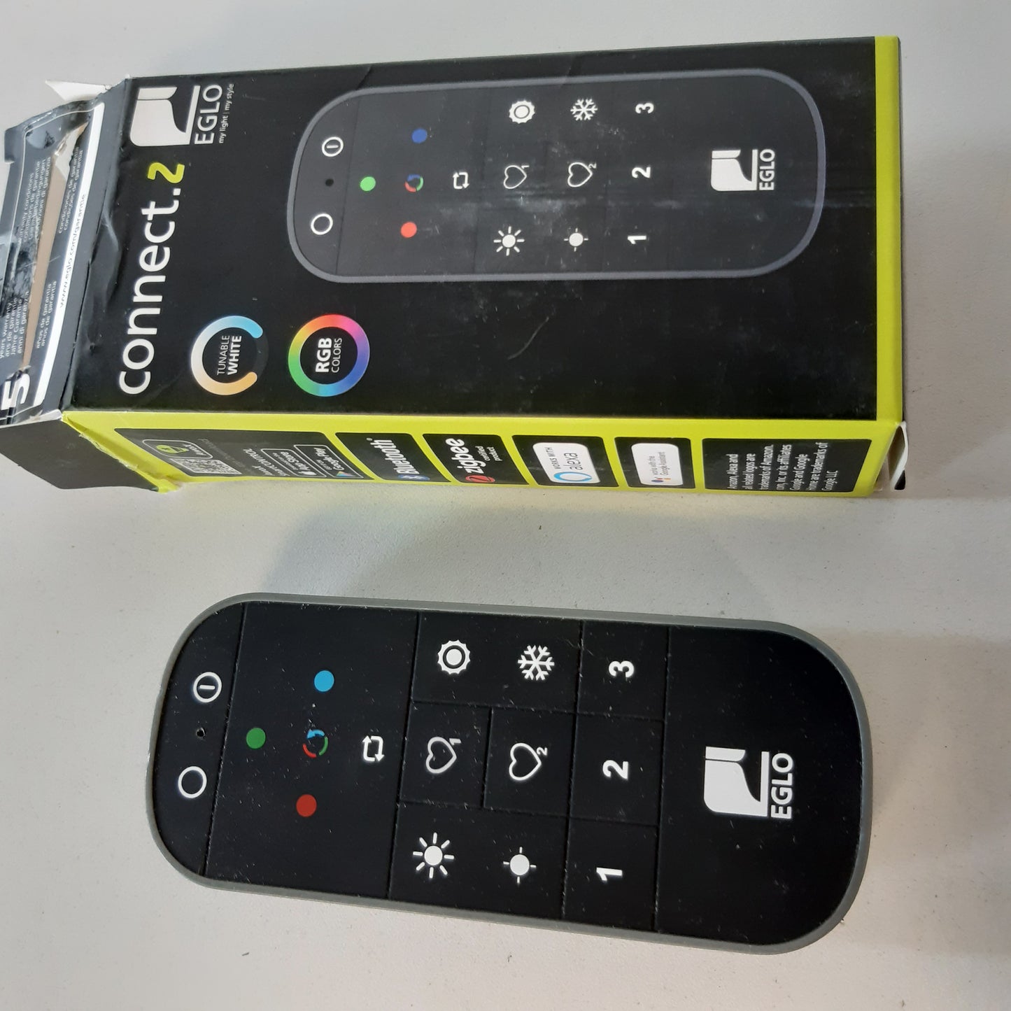 223533 - EGLO Telekomandë për Shtëpi Inteligjente connect.z 2.0, ZigBee, plastike e zezë dhe gri, me bateri