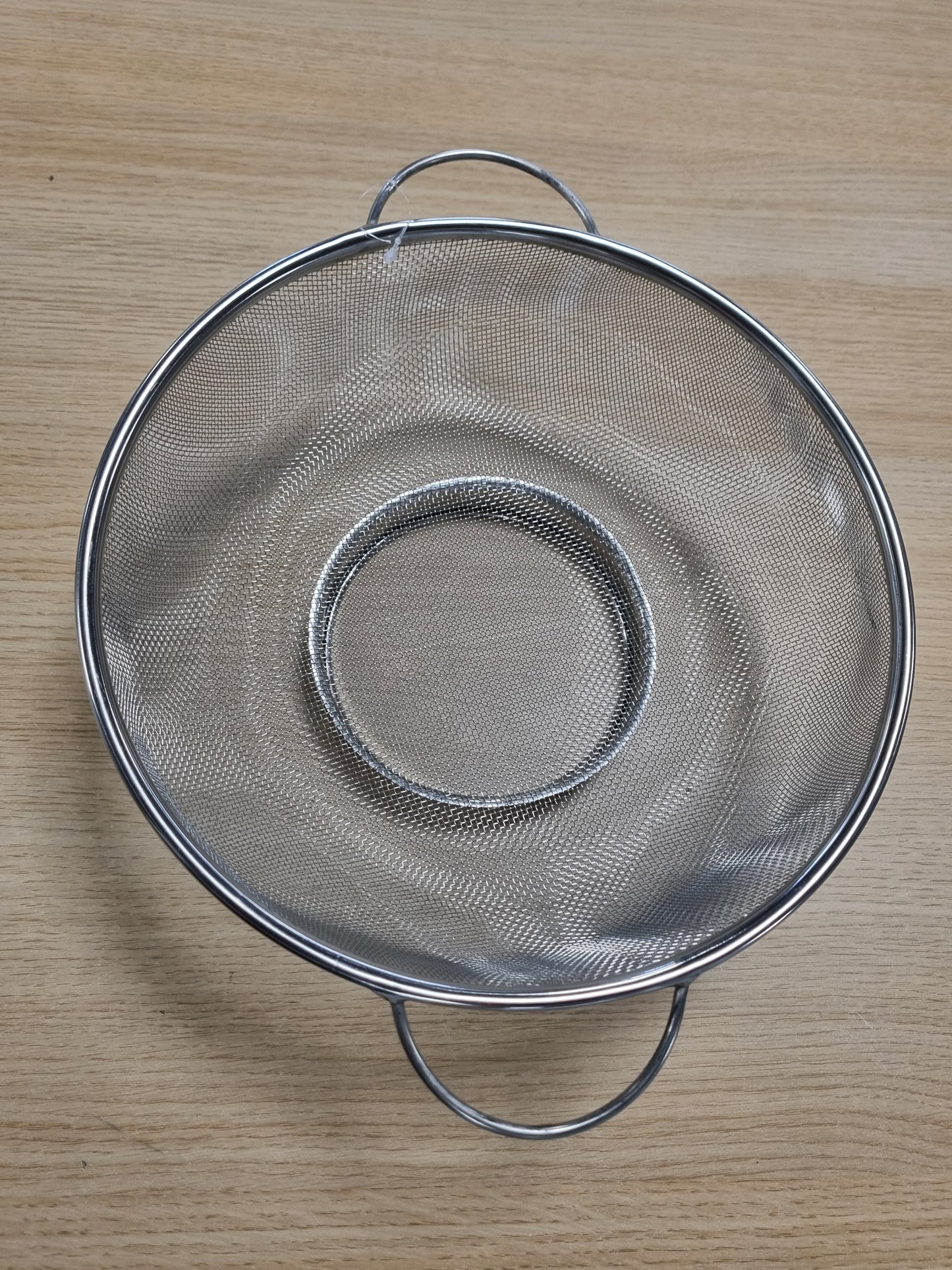 253149 - FACKELMANN Kullues çeliku inox, kullesë, sitë, kullues chinois, çelik inox, argjend, 26 x 11.5 cm