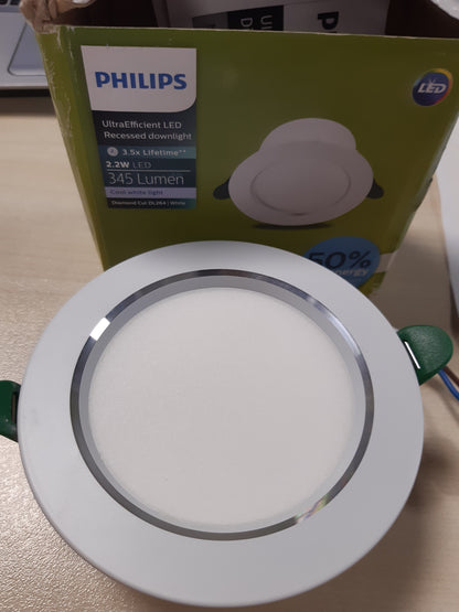 215980 - PHILIPS Diamond Cut UE Gen. 2 i zhytur, 2.2W, 90 mm, 4000K, 345 Lumen