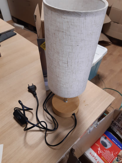 201714 - UPXNBOR Llambë Nate me Karikim USB-A dhe USB-C, 3 Nivele Drite të Ngrohta, Kabllo Energjie 1.5m, (Llambë E27 e Përfshirë)