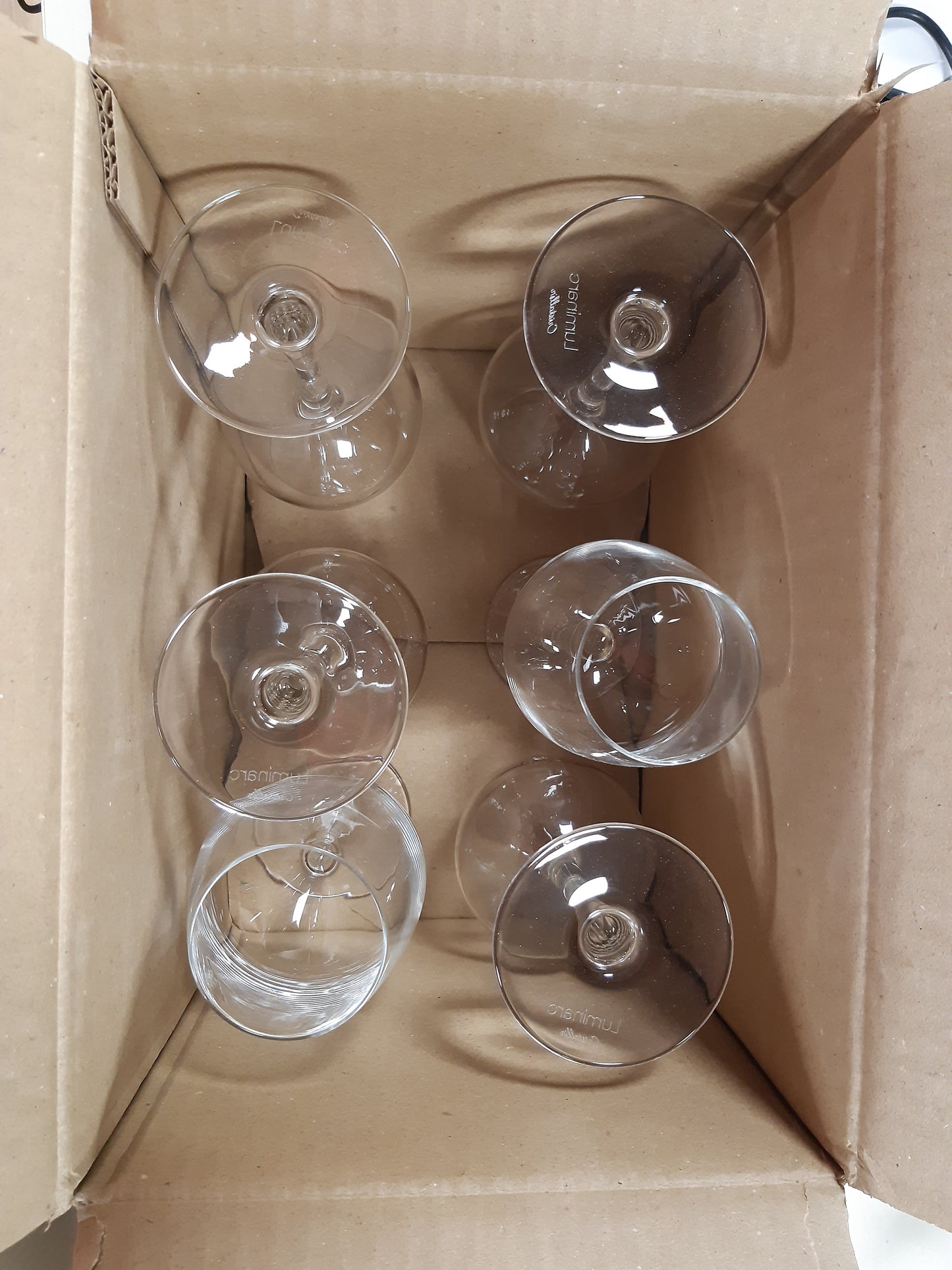 218225 - LUMINARC Koleksioni Vinetis, 6 gota me bisht 30 cl, Prodhuar në Francë
