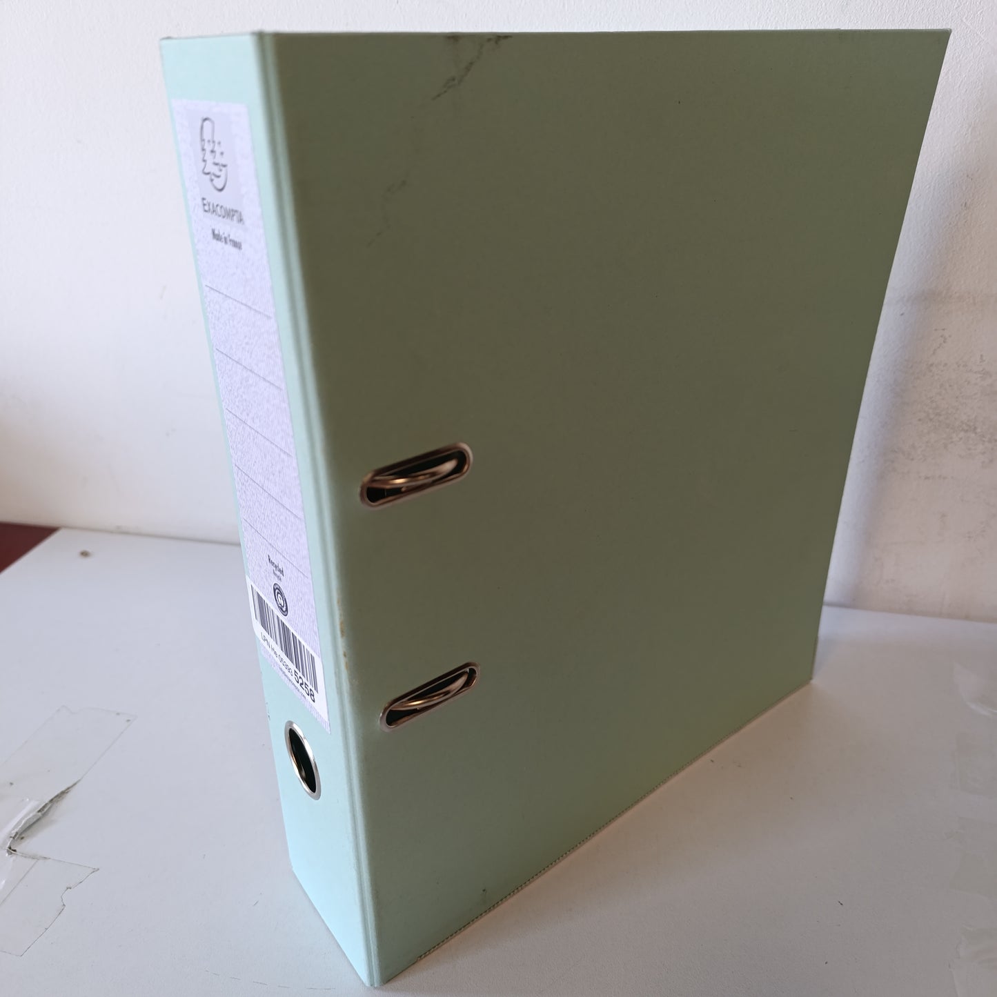 269609 - EXACOMPTA Ref. 53239E Skedar A4 Prem'Touch AUTENTIK me levë, shpinë 80 mm, mekanizëm 80 mm, Dimensionet e jashtme: 32 x 28.5 x 8 cm, Formati i arkivimit A4