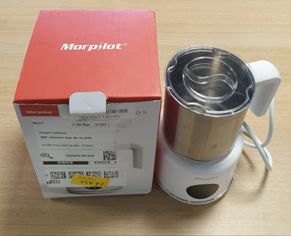 239452 - MORPILOT Shkumëzues Qumështi 6-në-1 Elektrik, 500 ml, 600 W, Shkumë e Nxehtë dhe e Ftohtë, Material: Çelik Inoks, I Mundshëm për Lavatriçe