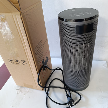 213414 - AMAZON BASICS Ngrohës elektrik qeramik me teknologji PTC, 1800W, lëkundje 70°, 40 cm, gri