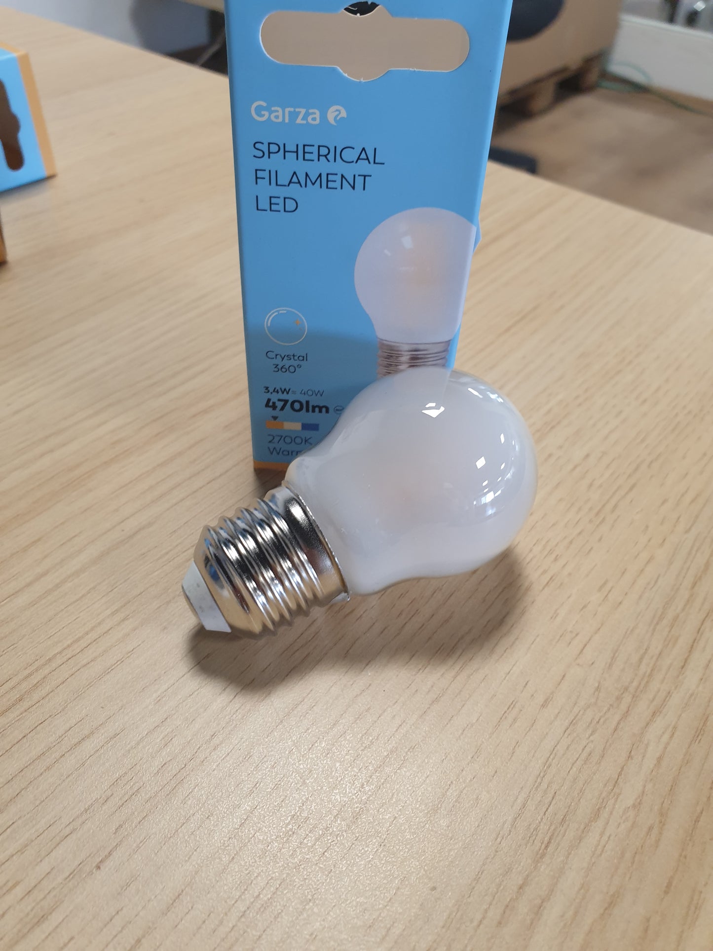 258409 - LLAMPA LED GZ FIL.OPAL ESF 4W E27 470LM 27K CJ