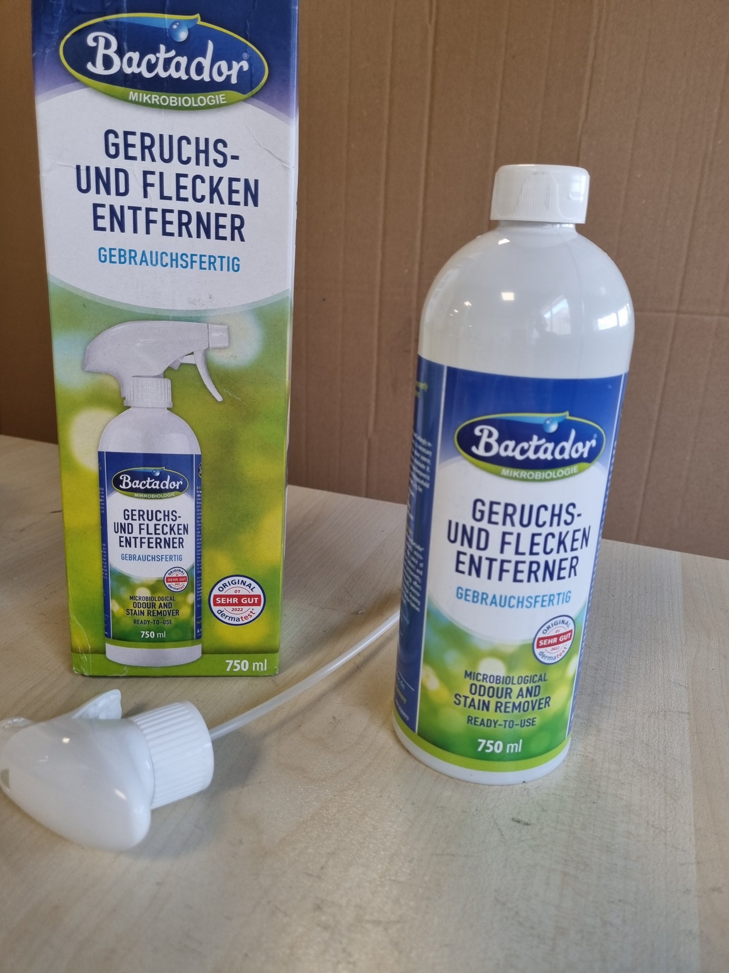 263322 - BACTADOR Sprej Pastrues Enzimash 750ml, Heqës Erërash dhe Njollash, Neutralizues Mikrobiologjik