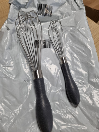 225008 - Amazon Basics Set Rrahësesh Çeliku Inox, 2 Copë, Gri