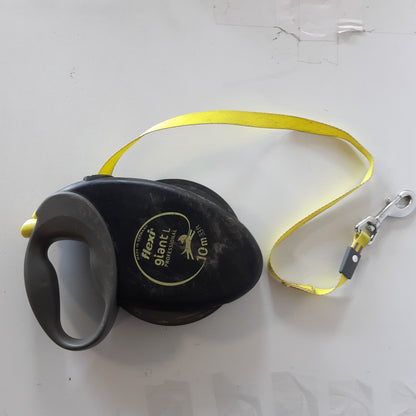 255335 - LIDHËSE PROFESIONALE PËR QEN FLEXI GIANT, E ZEZË/NEON, MADHËSIA L, 10M