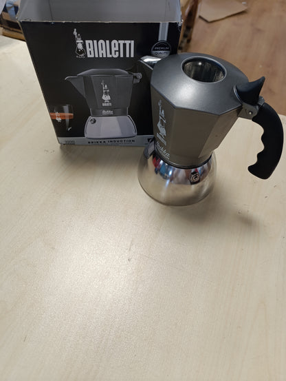 213249 - BIALETTI Makinë kafeje me induksion, 4 filxhanë (170 ml), e përshtatshme për të gjitha sobat