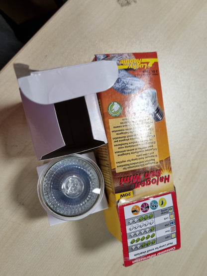 215816 - LUCKY REPTILE Halogen Sun Mini, Fuqia: 20 vat
