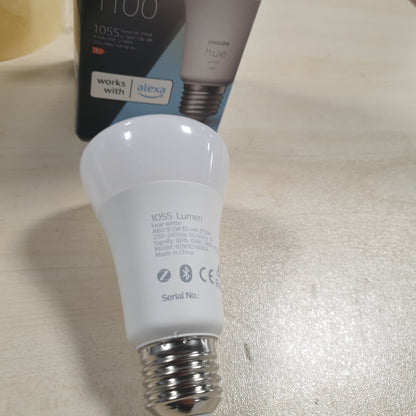 219005 - PHILIPS HUE Pllakë e vetme llambë E27 1x1055lm, e zbehtë, dritë e bardhë e ngrohtë, e kontrollueshme nëpërmjet aplikacionit, e pajtueshme me Amazon Alexa (Echo, Echo Dot)