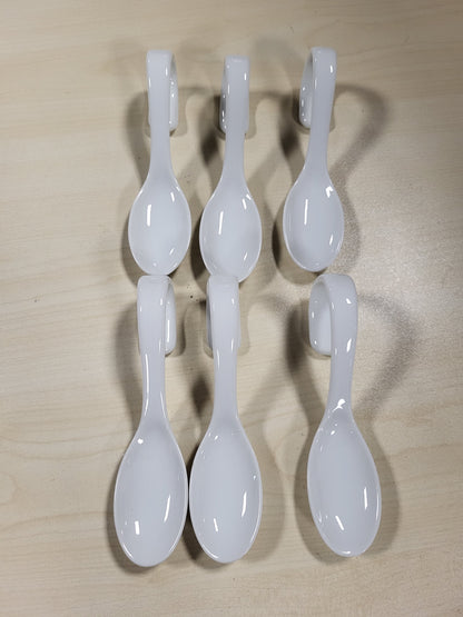 217586 - Zakouski Lugë për meze, 14 cm, e bardhë, 6 copë