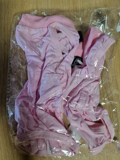 225017 - KOSTUM RIMËKËMBJEJE PËR MACE ME 2 PJESË, Veshje Postoperative për Mace Pas Operacionit ose Kastrimit, Kundër Lëpirjes, Alternativë Jake, Madhësi e Vogël