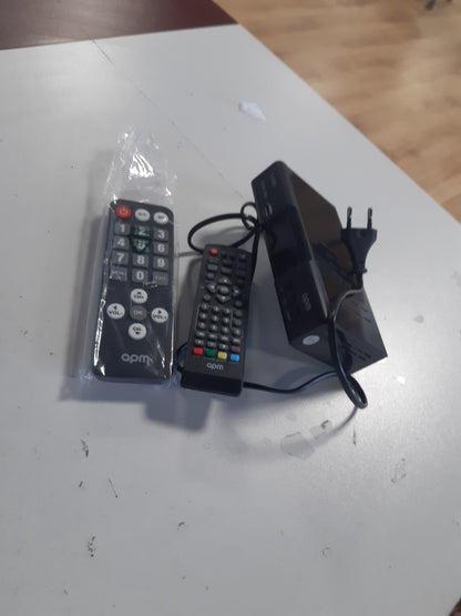 268642 - APM Dekoder Televizioni Tokësor Dixhital Full HD 1080p, Akordues Tokësor Dixhital H.265 HEVC, Telekomandë e Thjeshtuar, Demodulator DVB-T2/DVB-C me Porta HDMI, SCART, USB dhe Koaksiale, 428002