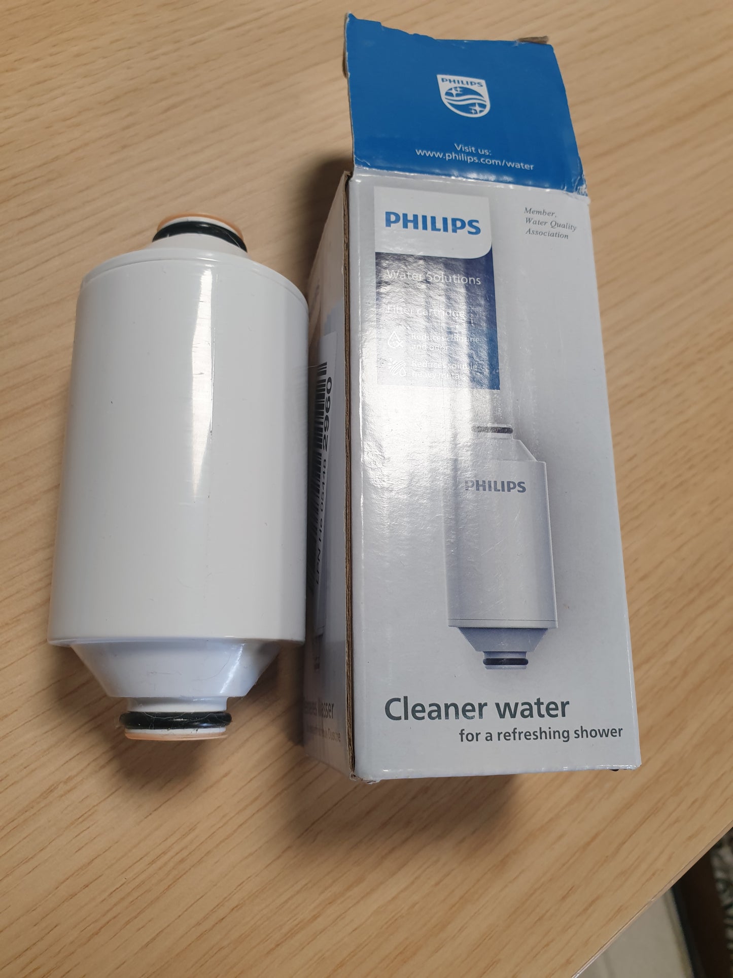 256853 - PHILIPS Filtër dushi Uji, Filtrim 3-fazor, Kapacitet filtrimi 50,000 L