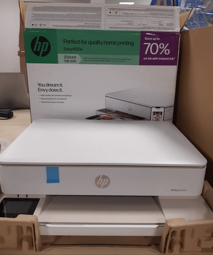 126181 - HP ENVY 6120E 714L8B, Printer shumëfunksional A4 me ngjyra, printim automatik dupleks, deri në 10 faqe/min, Wi-Fi, HP Smart, përfshin 3 muaj bojë të menjëhershme, ngjyra e bardhë