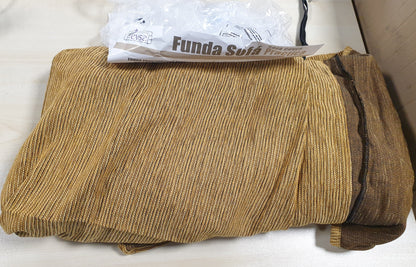 90854 - EYSA ITALIA Divan-Krevat Practica me Gadishull 240cm, Pamje nga e Majta Para, Ngjyra Rabat 5-Mustardë