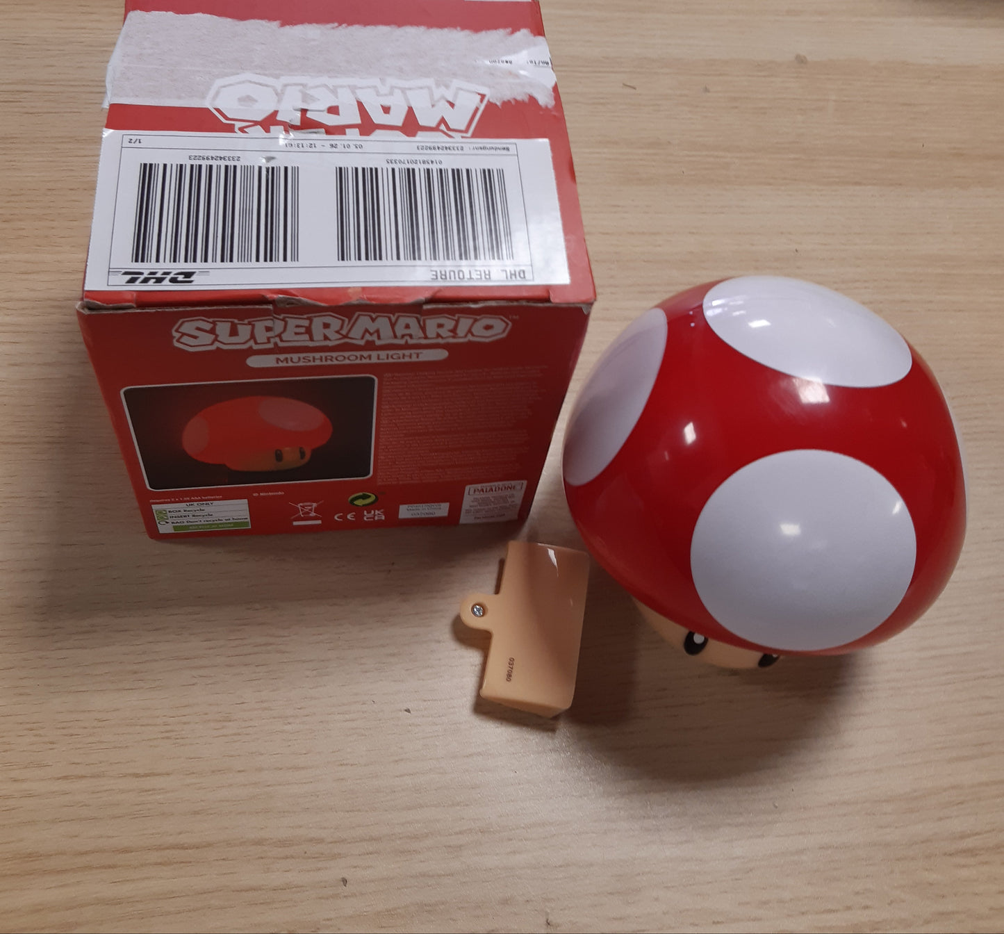 214701 - PALADONE Dritë Figurash me Kërpudha Super Mario Brothers