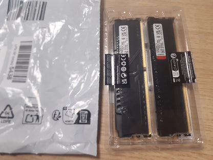 127264 - KINGSTON FURY Beast DDR5 64GB (2x32GB) 6000MT/s CL36 DIMM Kujtesë për Kompjuter, Kit për AMD Expo dhe Intel XMP - KF560C36BBEK2-64, Ngjyra e Zezë