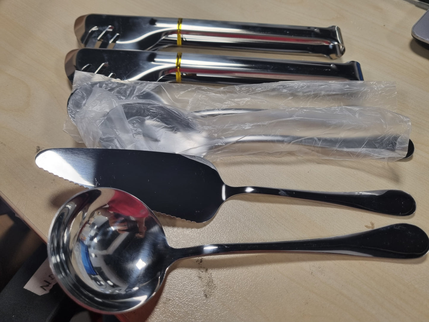214390 - ROLMZJX Set enësh servirjeje prej çeliku inox me 10 pjesë