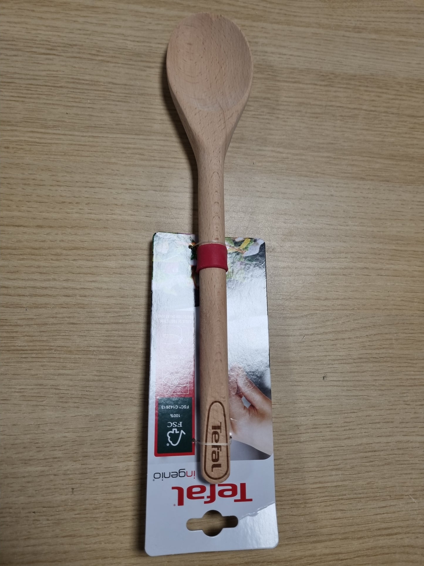 257636 - TEFAL K2300514 Lugë e fortë, prej druri, 2.7 x 38.4 x 9.2 cm