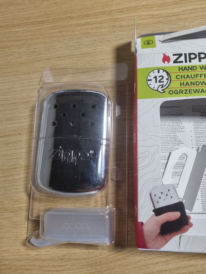 221906 - ZIPPO Ngrohës duarsh - 12 orë nxehtësi - Mund të mbushet me lëng çakmaku - Ripërdorueshëm - Ngrohës xhepi - Krom me lustër të lartë