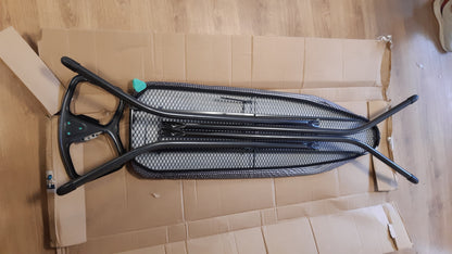 221273 - MINKY - Tavolinë hekurosjeje Ergo Mint Prozone, e zezë, 122 x 38 cm