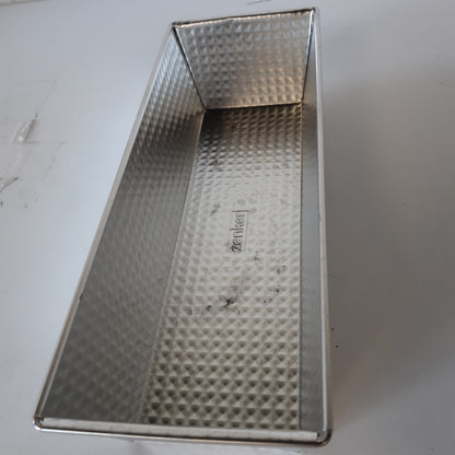 248577 - Zenker King Tavë për torta argjendi, tavë premium me shtresë jo ngjitëse, rezistente ndaj nxehtësisë deri në 230 °C, 1800 ml, 30.5 x 11.5 x 7 cm