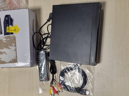 266459 - DVD Player HD me Portë HDMI, Pa Rajon për Smart TV, Kabllo Daljeje HDMI/RCA e Përfshirë, Memorie Pauze, PAL/NTSC i Integruar, Lexues CD-sh për Shtëpi