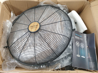 83392 - CECOTEC Ventilator EnergySilence 600 Stil Druri, Fuqia 50W, Sipërfaqe Druri, Diametri 16'', 4 Tehe, 3 Shpejtësi, Rregullueshmëria e Lëkundjes dhe Lartësisë, Siguri Maksimale