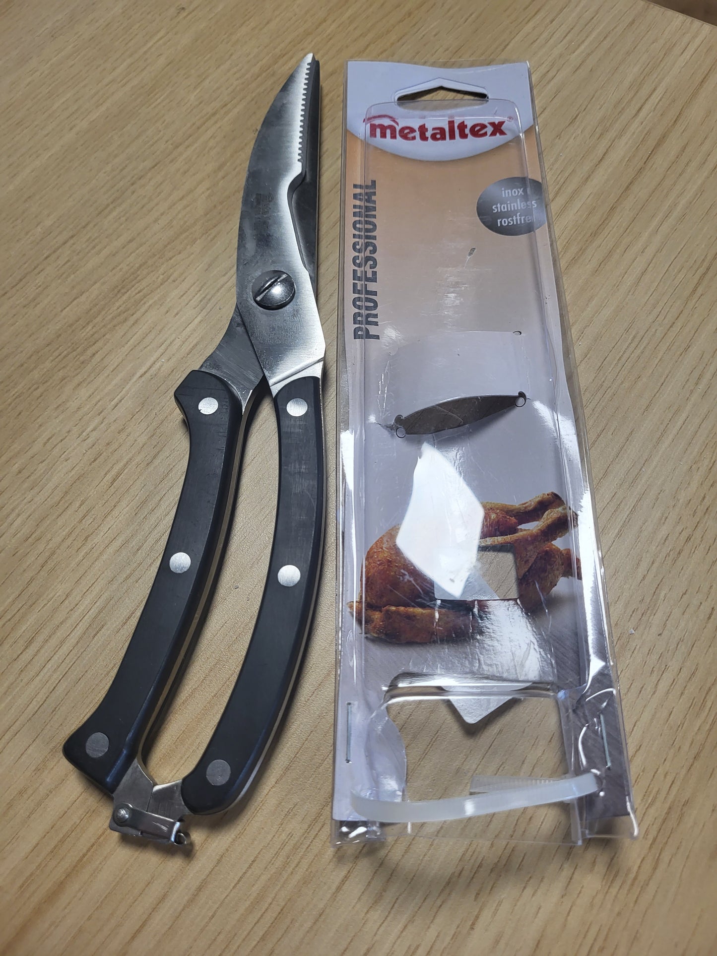 228746 - METALTEX 251805038 Gërshërë Shpendësh prej Çeliku Inoks Profesional