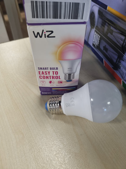 215759 - WIZ Llambë Smart LED A60, Bazë E27, 60 W, 2200–6500 K, 806 Lumen, e pajtueshme me Alexa, Google Assistant dhe Apple Home