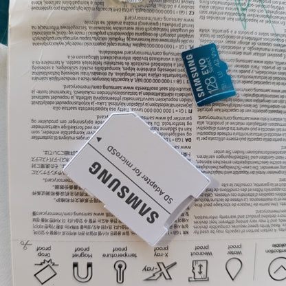 267019 - SAMSUNG Kartë microSD EVO Select (2024) + adaptor SD, 128 GB, kartë memorieje për telefona inteligjentë dhe tableta, UHS-I U3, 4K UHD, Full HD, lexim 160 MB/s, MB-ME128SA/EU