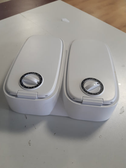 209160 - TRIXIE Ushqyes Automatik TX2 për Qen dhe Mace, Kapaciteti 2 x 0.3L, Dimensionet 27 x 7 x 24 cm, Ngjyra E Zezë/E Bardhë - 24372