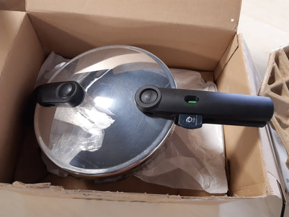 191093 - FISLER VITAQUICK Tenxhere me Presion prej Çeliku Inox, 3.5 L, Ø 22cm, 2 Nivele Gatimi, e Përdorshme në Induksion, Prodhuar në Gjermani