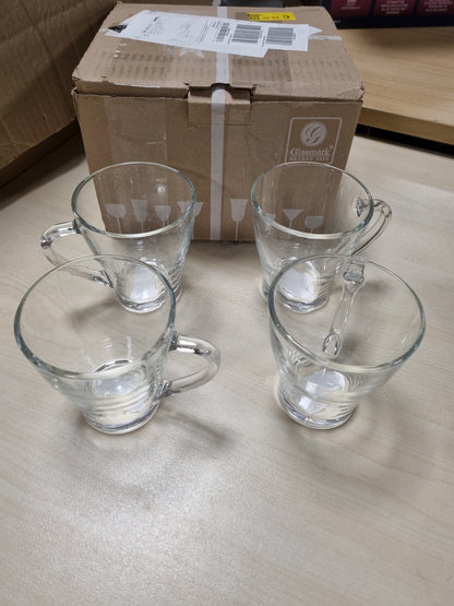 214989 - GLASMARK KROSNO Set gotash kafeje, 4 copë, Gota kafeje me akull për kapuçino, 4 x 360 ml